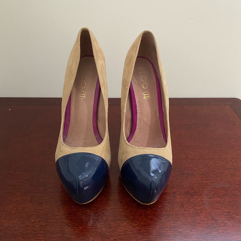 ALDO women’s colour block platform pumps